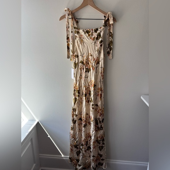 Reformation Aden Silk Dress Midi Sz S NWT - Picture 5 of 9